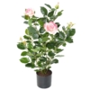 Rosier royal artificiel rose 60 cm