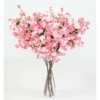 Cerisier fleur spray artificiel rose 105 cm – Image 4