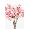 Cerisier fleur spray artificiel rose 105 cm – Image 5