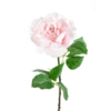 Rose artificiel rose clair 66 cm