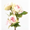 Rose multi spray artificiel rose clair 45 cm