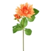 Dahlia artificiel orange75 cm