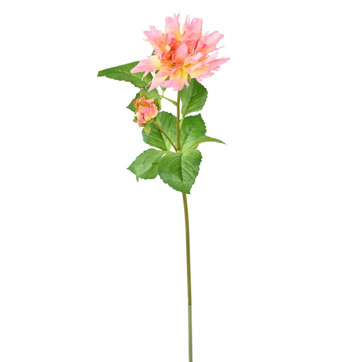 Dahlia artificiel rose 75 cm – Image 2