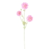 Scabieuse artificiel rose 75 cm – Image 2