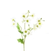 Chrysanthème artificiel blanc 55 cm – Image 2