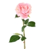 Rose artificiel orange 55 cm – Image 2