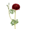 Renoncule artificiel rouge 68 cm