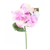 Hortensia artificiel lilas et blanc 30 cm