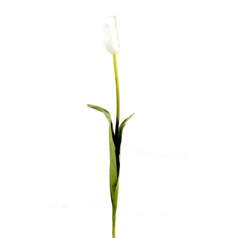 Tulipe artificiel blanc 79 cm