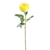 Rose anglaise jaune artificiel 85 cm – Image 3