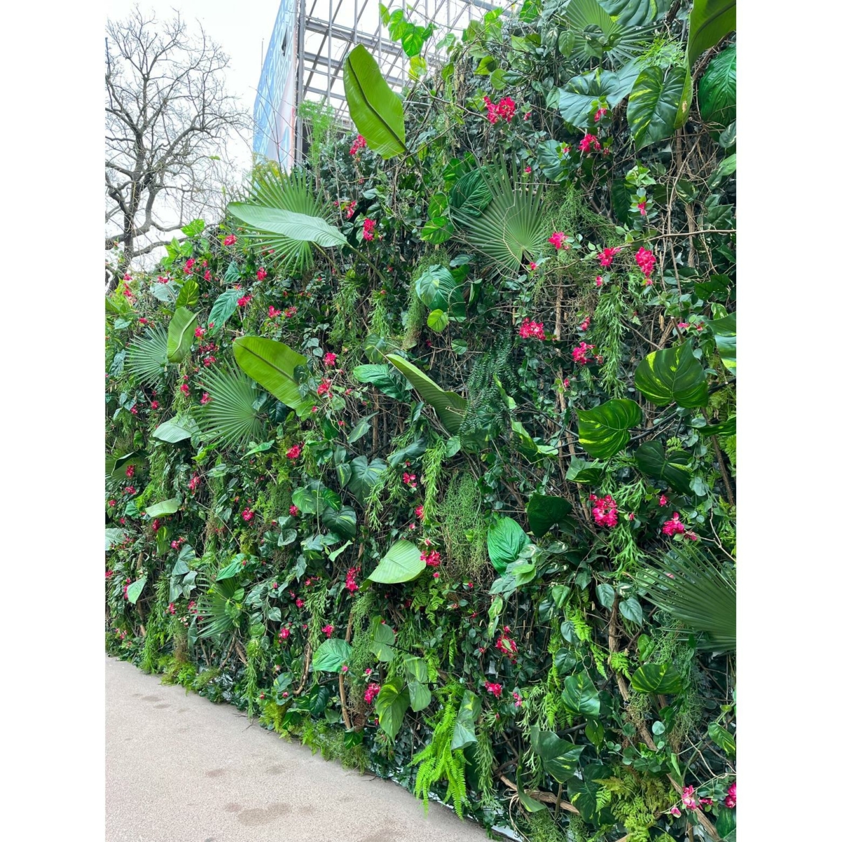 bougainvillier spray artificiel fuchsia 80 cm – Image 3