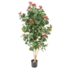 Hibiscus artificiel rose 110 cm