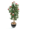 Hibiscus artificiel rose 110 cm – Image 2