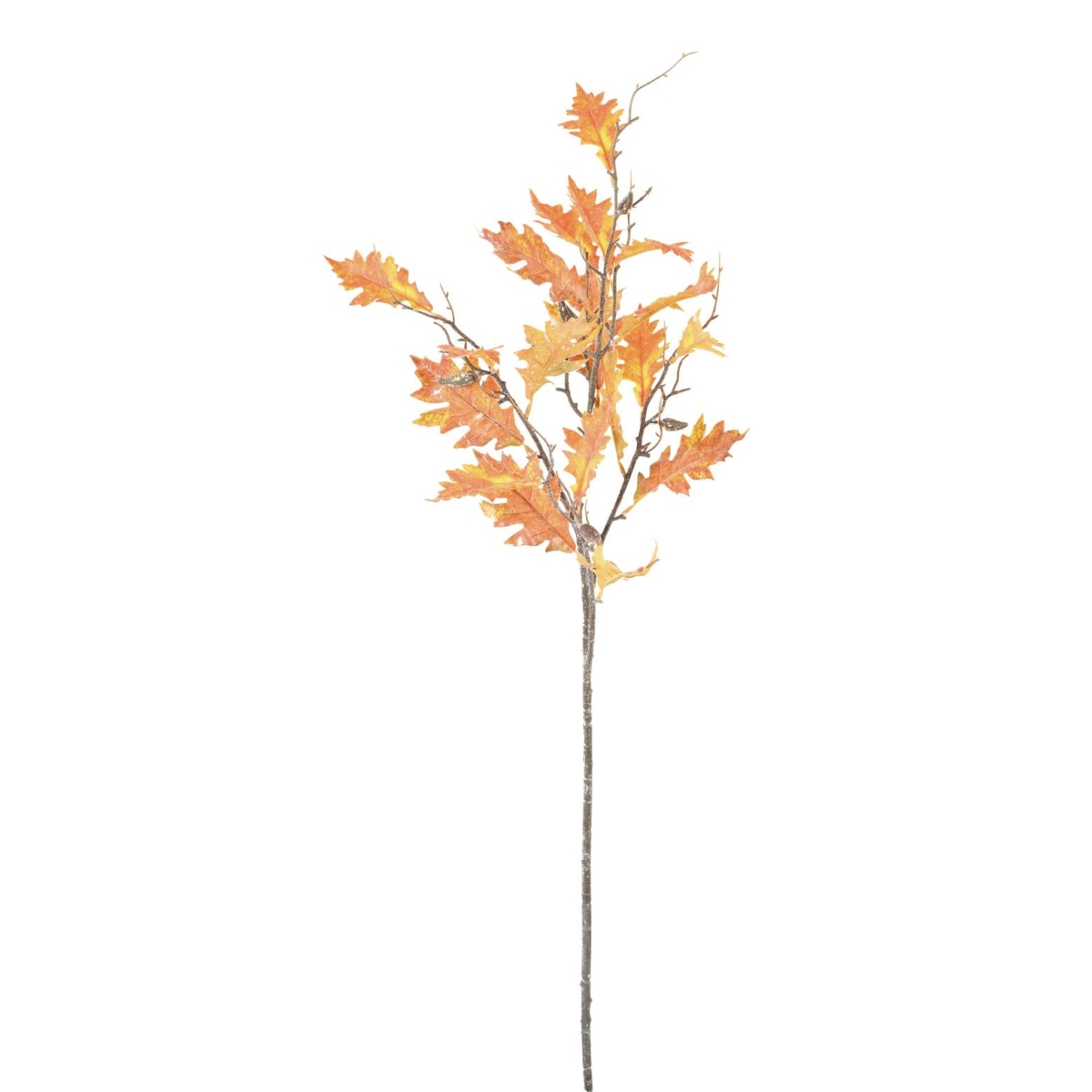 Chêne spray artificiel orange 95 cm – Image 2