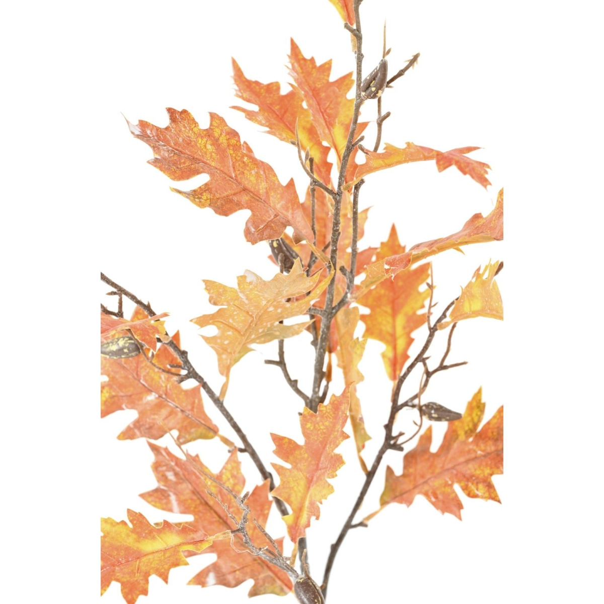 Chêne spray artificiel orange 95 cm – Image 3