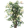 Bougainvillee lianes artificiel blanc et rose – Image 3