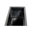 Jardinière haute fibre noir 60 cm – Image 2