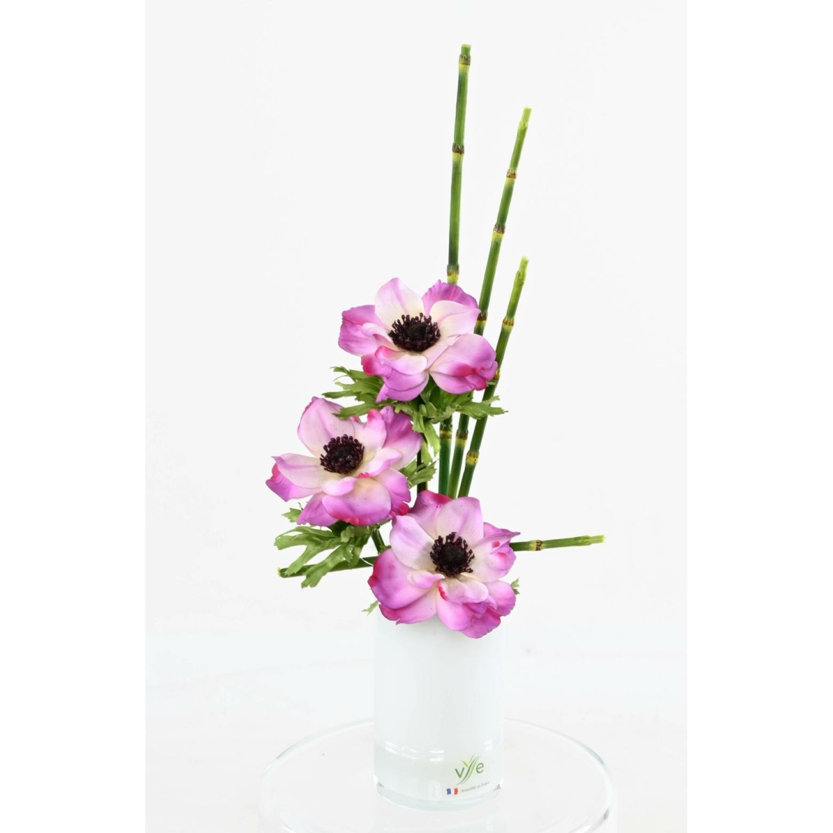 Bouquet anemone mauve artificiel 50 cm