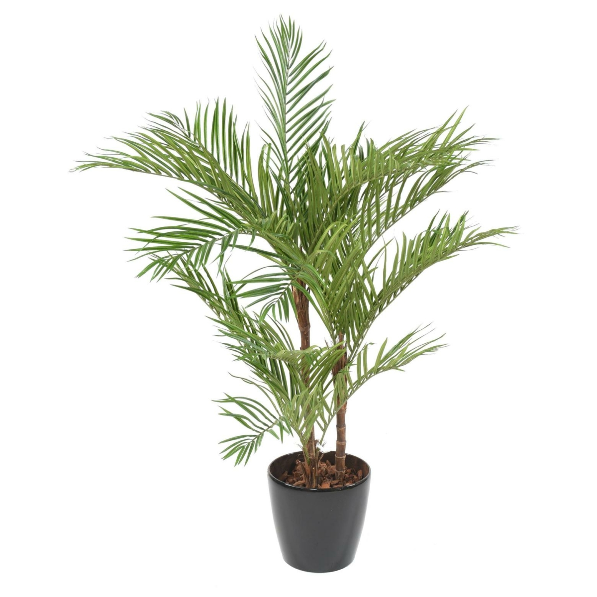 Palmier areca artificiel en pot noir 170 cm