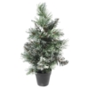 Sapin mini finley givre artificiel