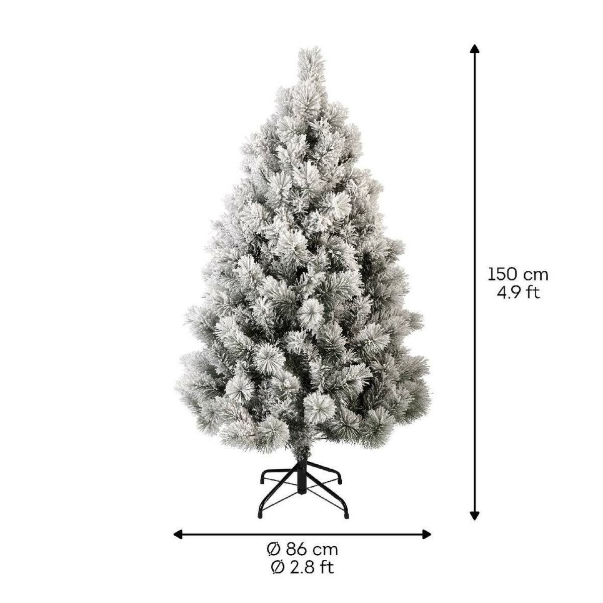 Sapin vancouver enneigé artificiel – Image 4