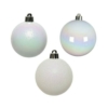 Boule incassable blanc (boîte de 30) 6 cm