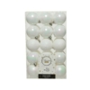 Boule incassable blanc (boîte de 30) 6 cm – Image 2