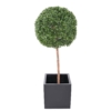 Buis tige boule regular artificiel 140 cm - résistant aux UV – Image 2