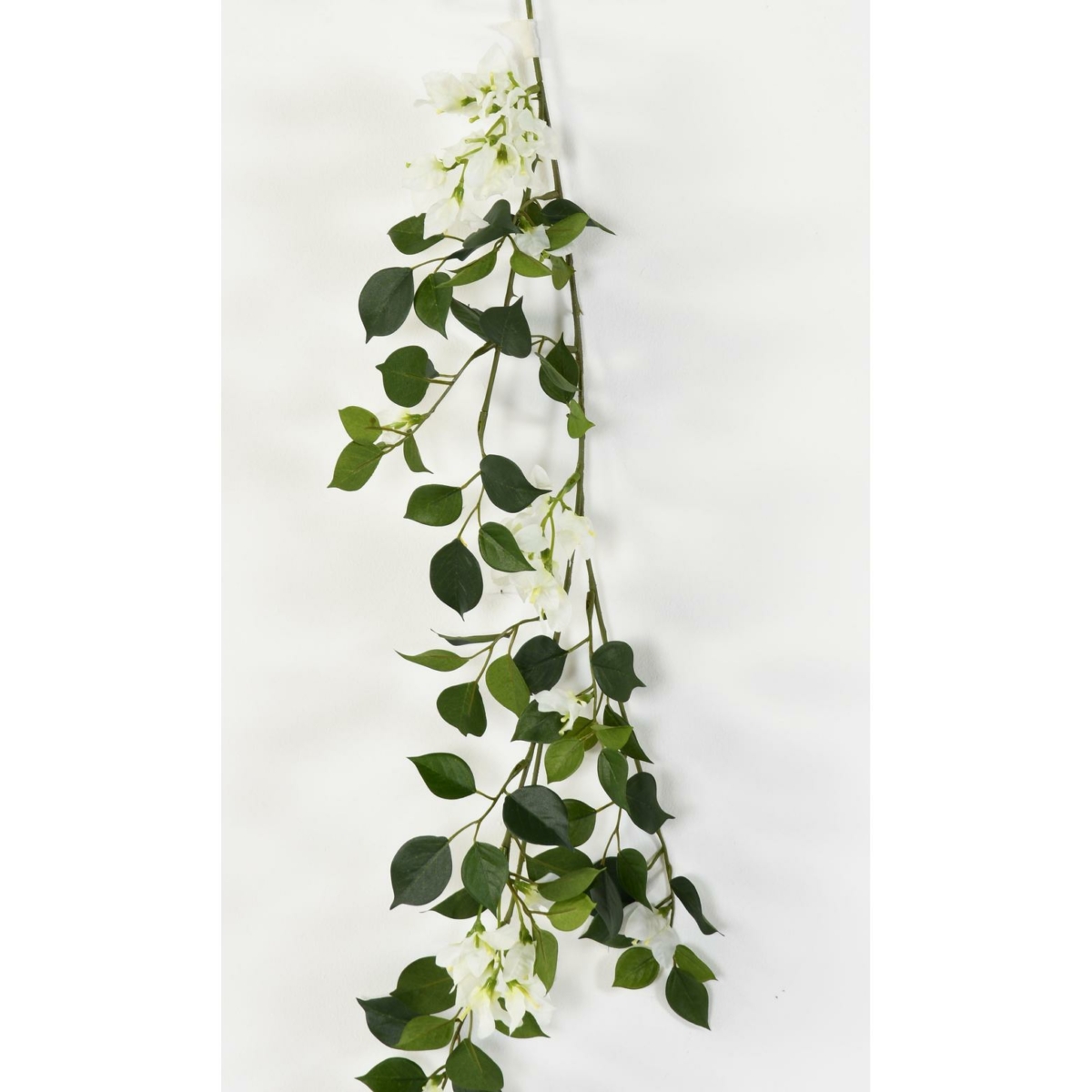 Guirlande de bougainvillier blanche 110 cm – Image 2
