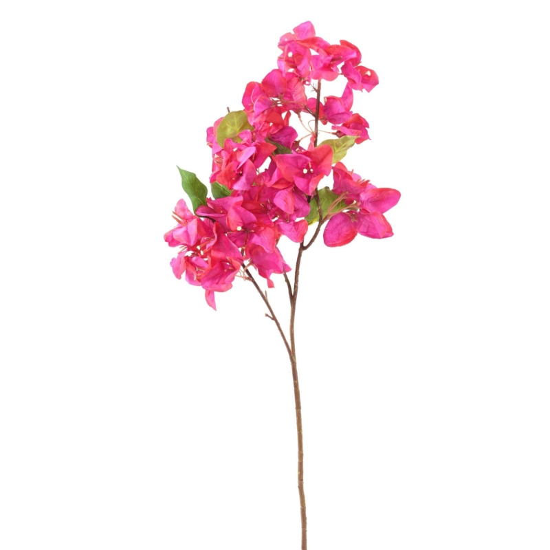 Branche de bougainvillier artificielle fuchsia 68 cm