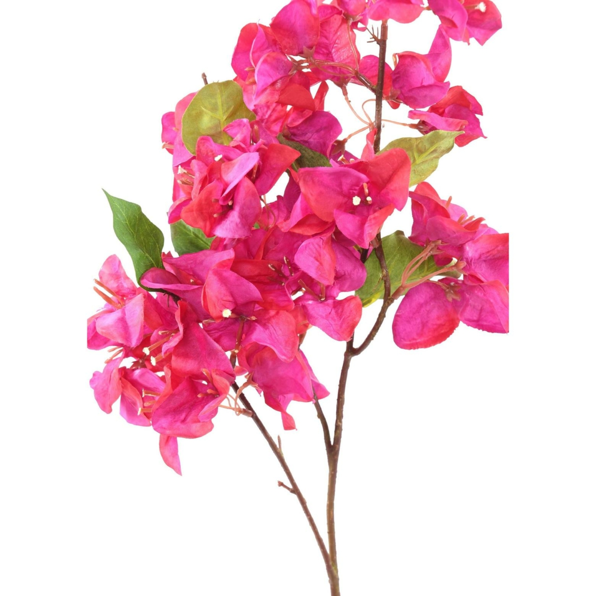 Branche de bougainvillier artificielle fuchsia 68 cm – Image 2