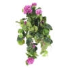 Chute de géranium artificielle fuchsia 60 cm
