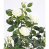 Rosier royal artificiel blanc 100 cm – Image 2