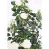 Rosier royal artificiel blanc 100 cm – Image 3