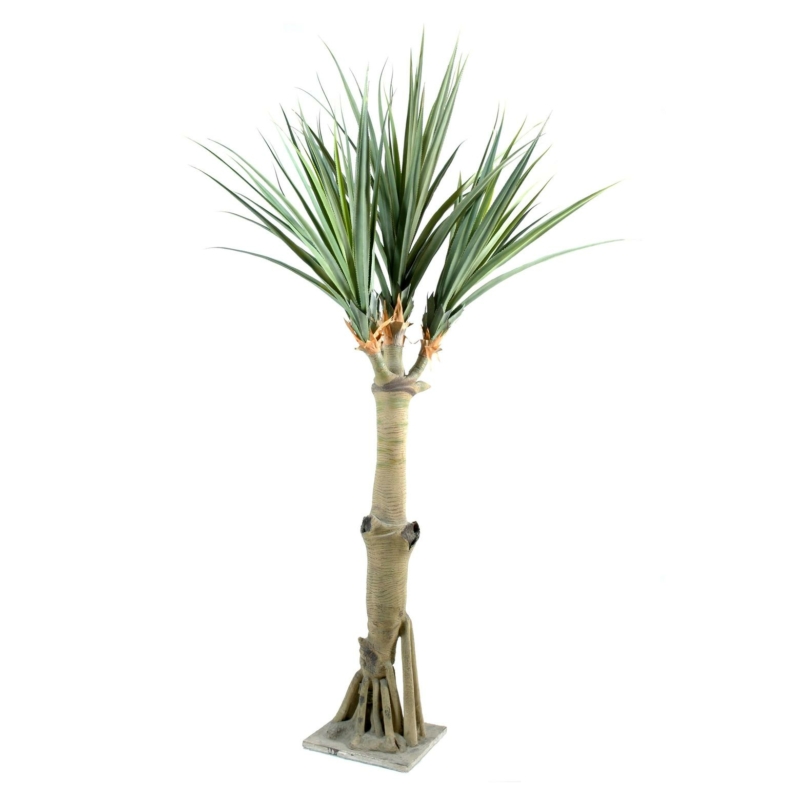 Pandanus 4 têtes artificiel 300 cm