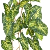 Syngonium chute artificiel vert 110 cm – Image 2